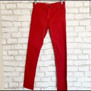 Levi’s Mid Rise Red Chino Pants Size 25
